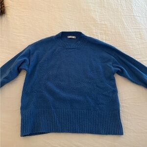 Mango blue pullover sweater